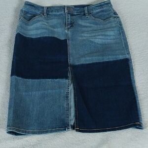 New York & Company Denim Skirt